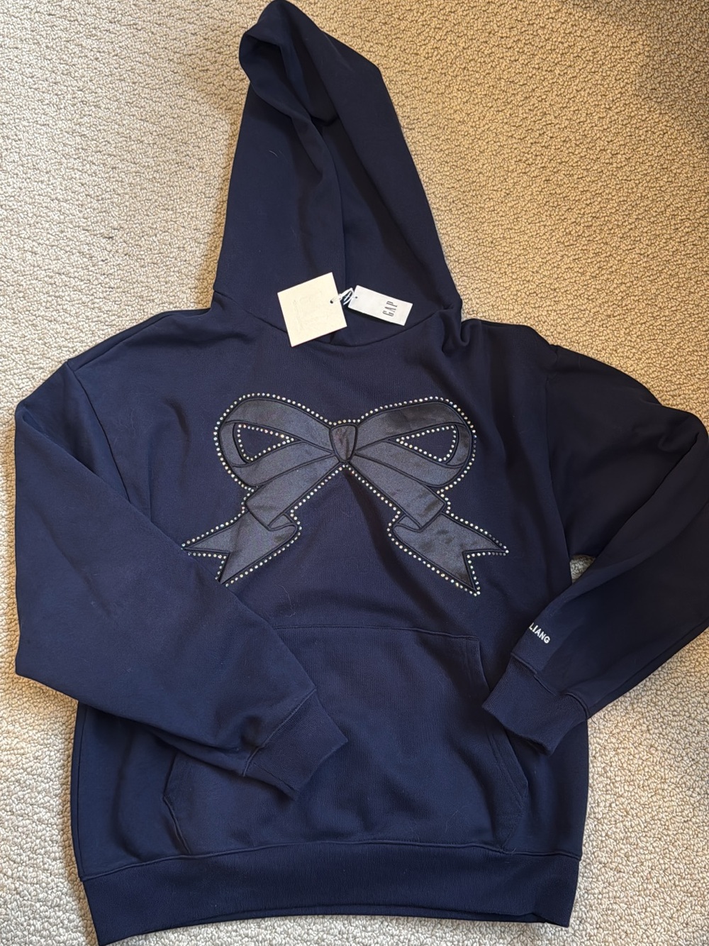 Gap x Sandy liang bow hoodie nwt xs